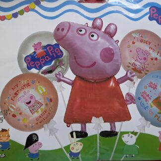 Peppa pig 5pcs foil set balloon