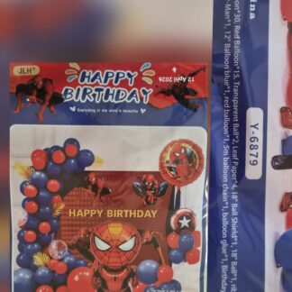 Spiderman balloon décor set