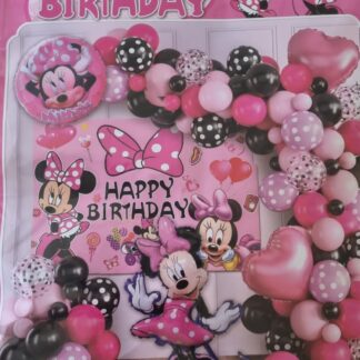 Minnie mouse balloon décor set 75 pcs