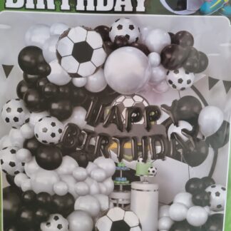Soccer balloon décor set 64 pcs