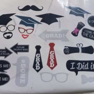 Graduation theme photo prop set 25 pcs