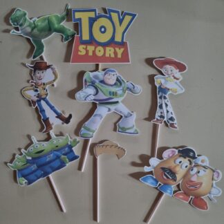 Toy story cardstock cake topper set