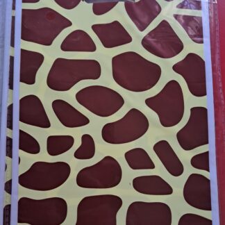 Giraffe print loot bags 10's