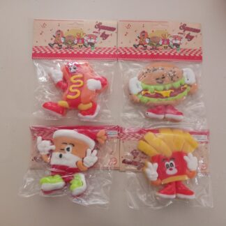 Food themed taba squishy toys-sold individually