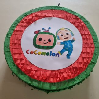 Cocomelon themed pinata round JO JO