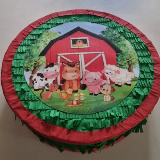 Farm pinata round -sold empty