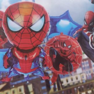 Spiderman foil balloon set 5 pcs