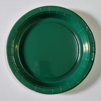Dark green paper plates big 10's