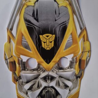 Transformer Bumble bee themed masks 6's