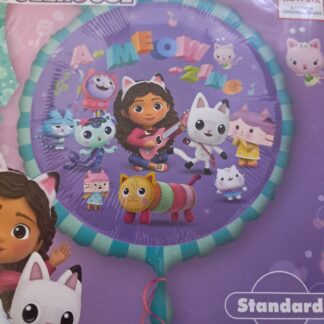 Gabby doll house foil balloon round 18 inch
