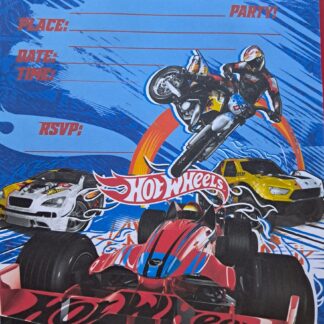 Hot wheel invitation sheets 30's