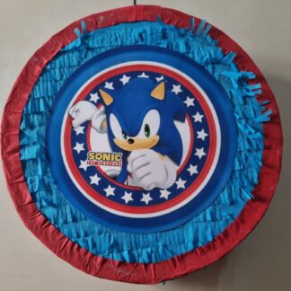 Sonic piñata round-sold empty