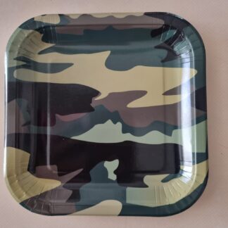 Camo plates small square 10's