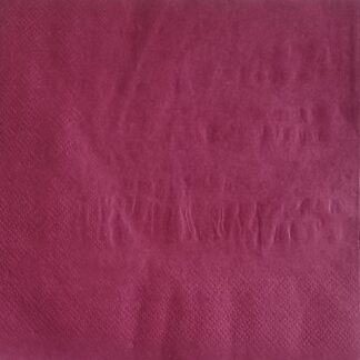 Burgundy serviettes 20's