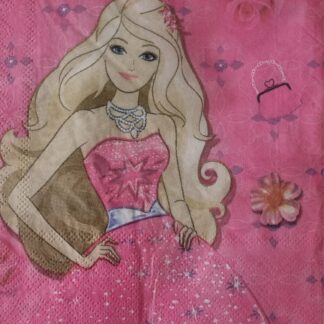 Fashion princess themed serviettes 20's