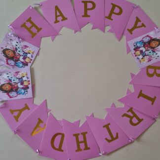 Gabby happy birthday banner