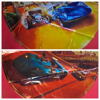 Hot rod car foil balloon 18 inch