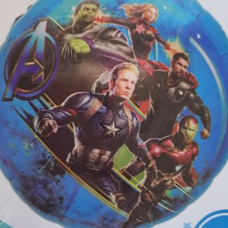 Avengers foil balloon round blue