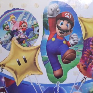 Mario foil balloon set 5 pcs