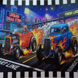 Hot rod stickers 10's