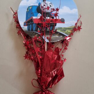 Train centre piece red