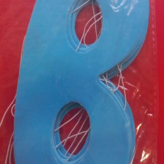 Sky blue cardboard masks 10's