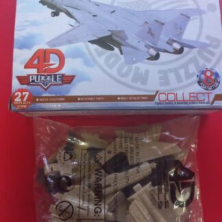 Airplane 4d puzzle building blocks
