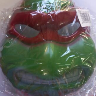 Ninja turtle plastic mask red