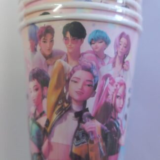 K Pop paper cups 10's
