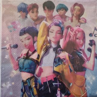 K Pop hunter serviettes 20's
