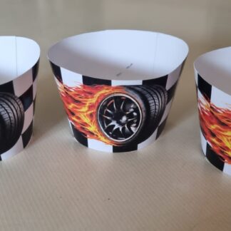 Hot rod cup cake wrappers 10's