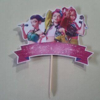 K pop Hunter cardstock cake topper single