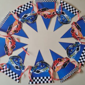 Hot rod flag banner 3m