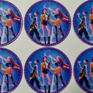 K Pop hunter stickers small 24's
